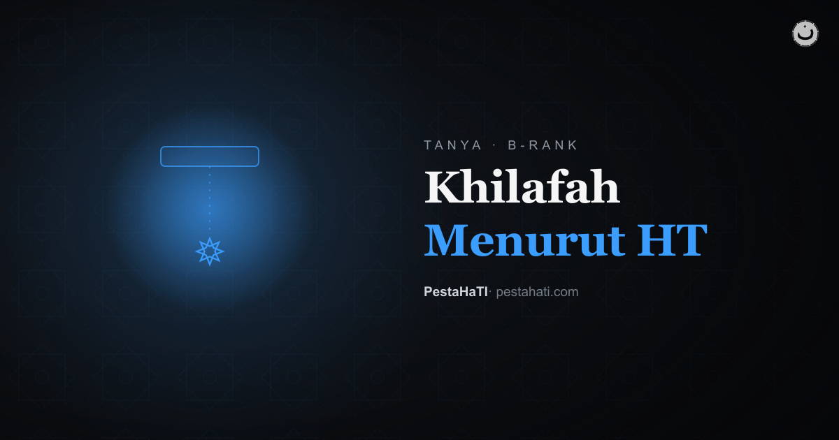 Khilafah Menurut HT: Konsep Asli, Bukan Tebakan Umum