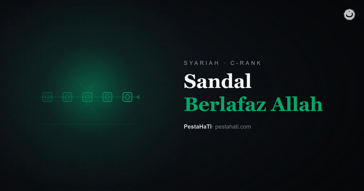 Sandal Berlafaz Allah: Bukan Soal Niat, tapi Soal Sistem