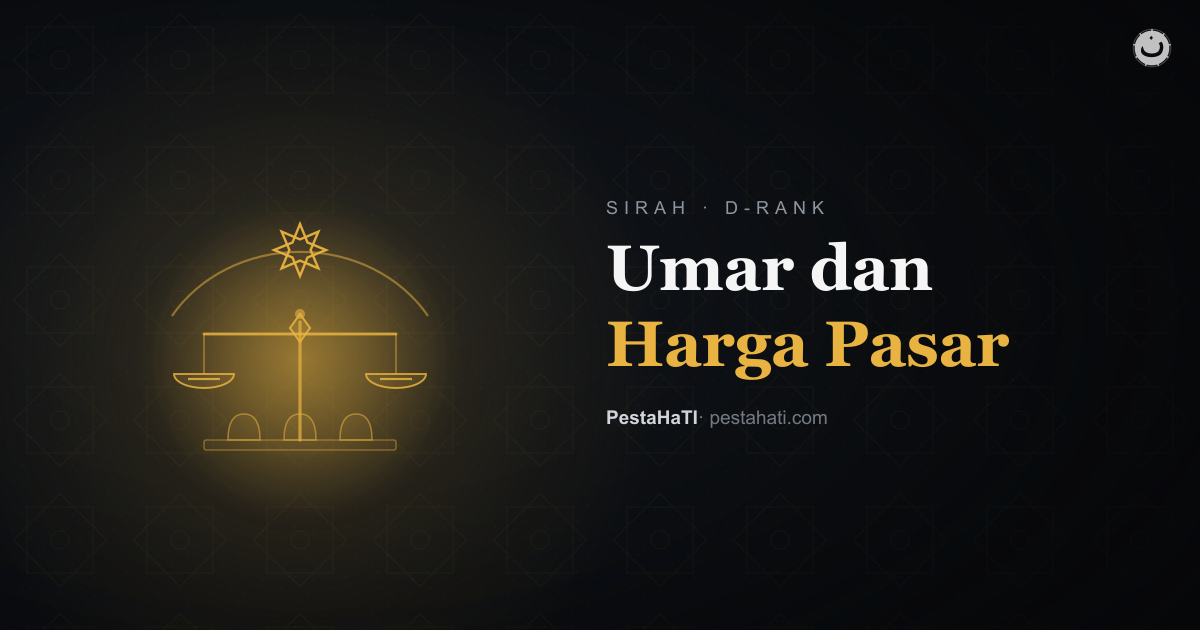 Umar dan Harga Pasar: Saat Tauhid Justru Membuat Penguasa Sibuk Mengurus Rakyat